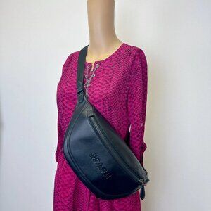 Coach C2291 League Belt Bag IN BLACK